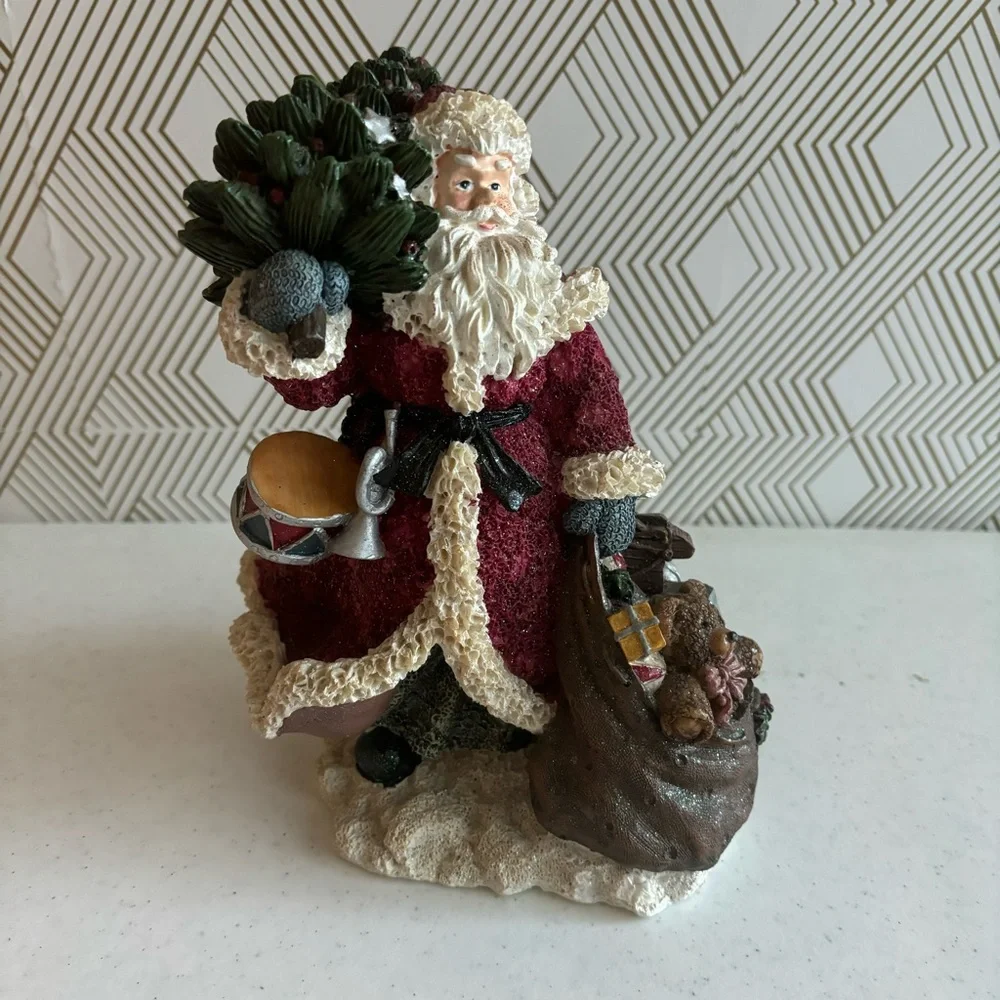 Holiday Decor Red and Green Festive Ornaments